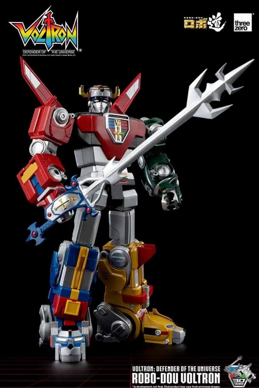 All Brands ThreeZero | Robo-Dou Voltron Action Figure