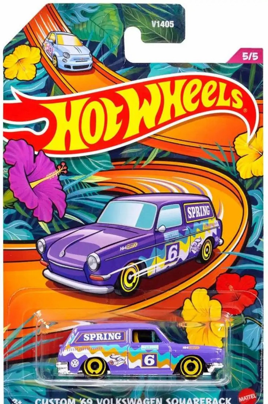 All Brands Mattel | Hot Wheels Spring 2024 Custom '69 Volkswagen Squareback Diecast Car