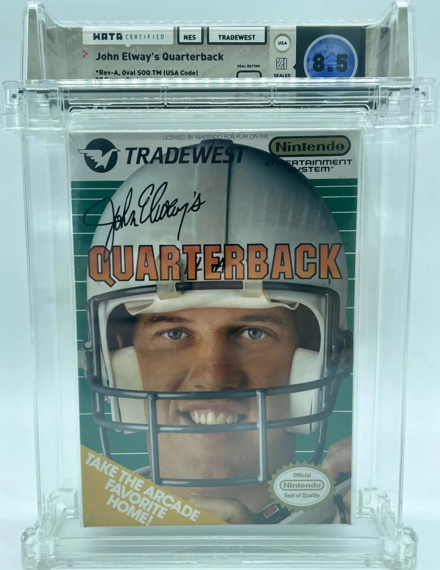 All Brands Nintendo | Nintendo Tradewest Nes John Elway'S Quaterback Video Game [Wata 8.5 (Seal Rating A)]