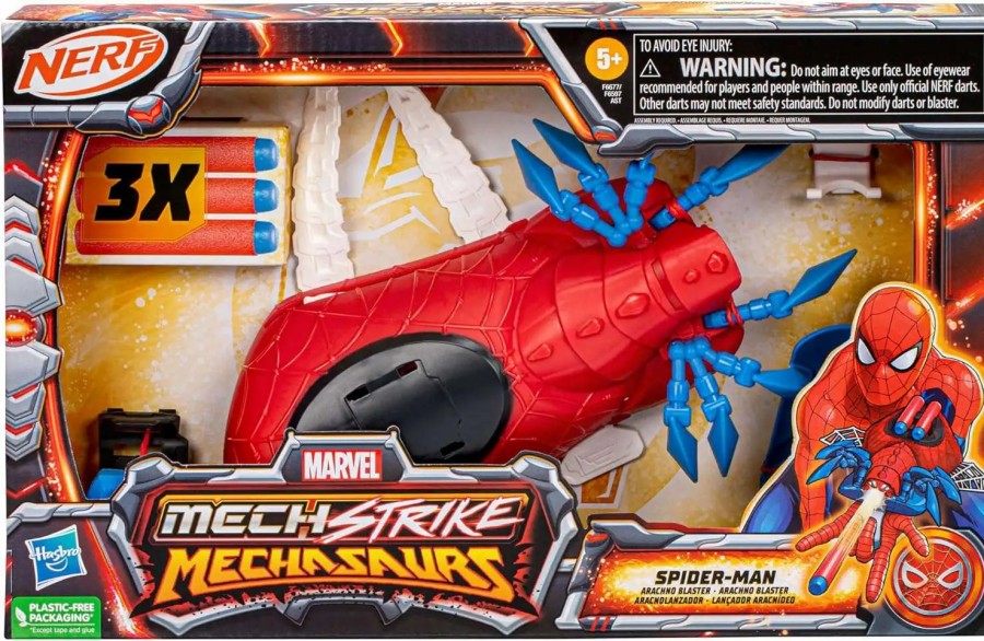 All Brands Hasbro | Marvel Avengers Mech Strike Mechasaurs Spider-Man Arachno Blaster