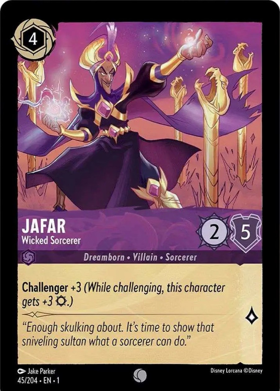 All Brands Ravensburger | Disney Lorcana Trading Card Game The First Chapter Common Jafar - Wicked Sorcerer #45