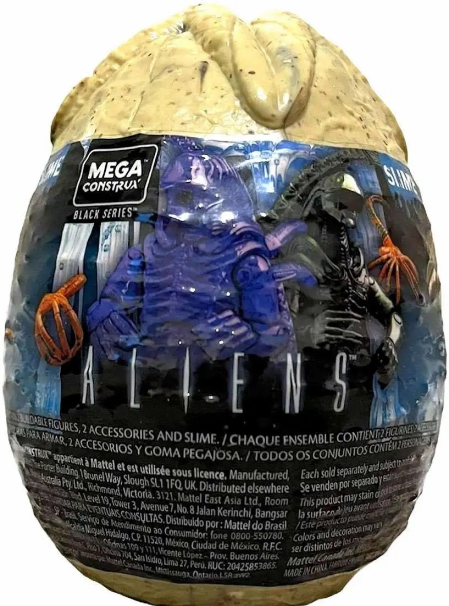 All Brands Mega Construx | Aliens Alien Egg Mini Figure & Slime Mystery Pack [1 Random Figure]