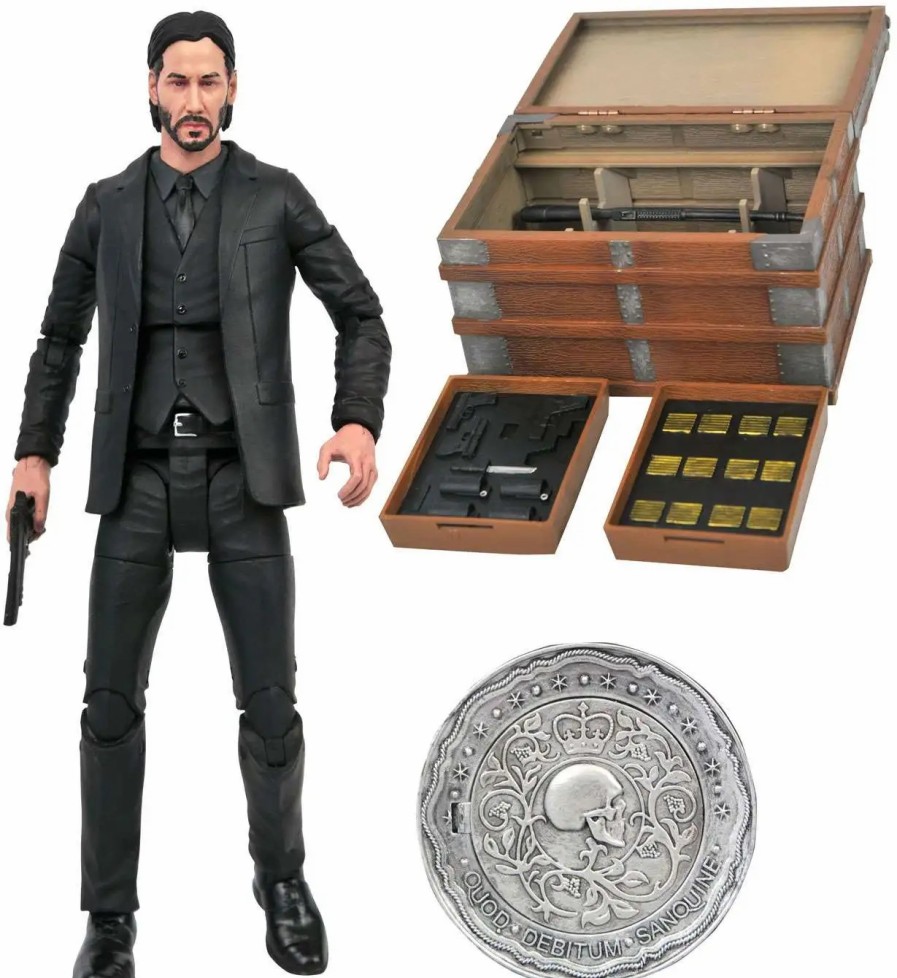 All Brands Diamond Select Toys | John Wick Deluxe Action Figure Box Set