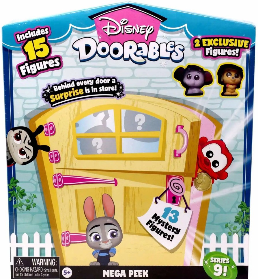 All Brands Moose Toys | Disney Doorables Series 9 Mega Peek Exclusive Playset [15 Figures (Includes 2 Exclusives)]