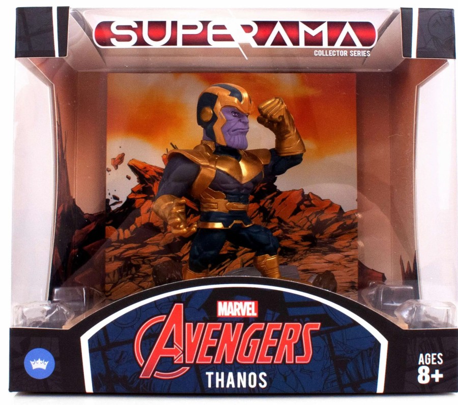 All Brands The Loyal Subjects | Marvel Superama Thanos 5-Inch Figural Diorama