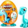 All Brands Zuru Toys | Smashers Junior Dino Dig Blue Dinosaur Large Mystery Egg [18 Surprises!]