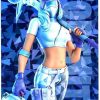 All Brands Panini | Fortnite 2021 Series 3 Cracked Ice Diamond Diva #38 [Rare Outfit]