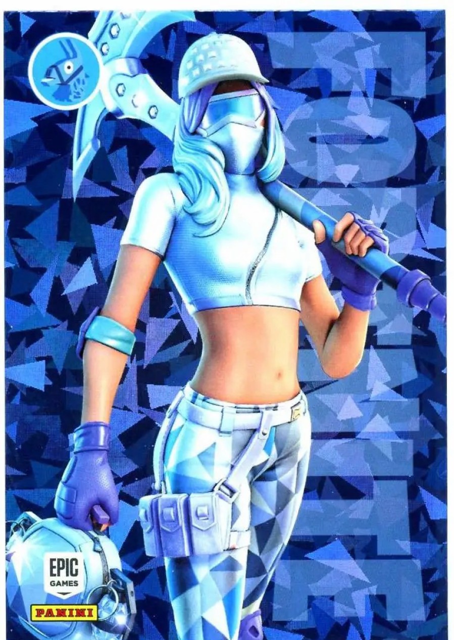 All Brands Panini | Fortnite 2021 Series 3 Cracked Ice Diamond Diva #38 [Rare Outfit]