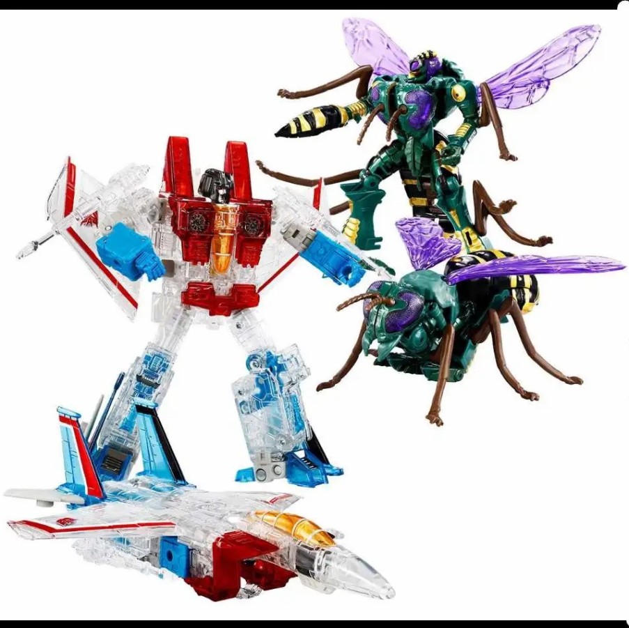 All Brands Hasbro | Transformers Beast Wars Starscream Vs. Waspinator Set Of 2 Action Figures Bwvs-08 (Pre-Order Ships May)