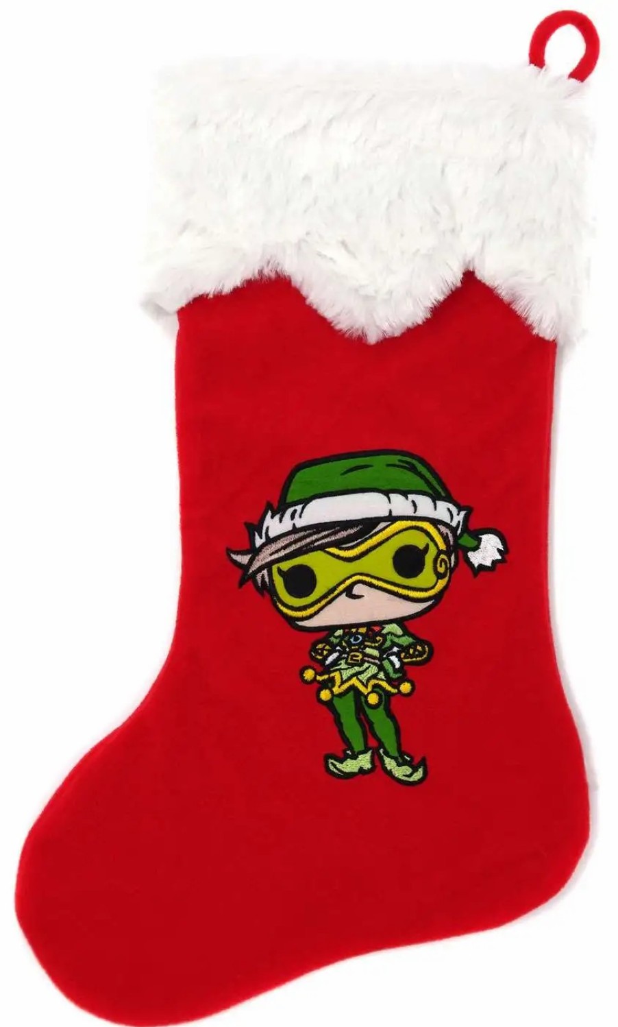 All Brands Funko | Funko Overwatch Tracer Exclusive Christmas Stocking [Winter Wonderland]