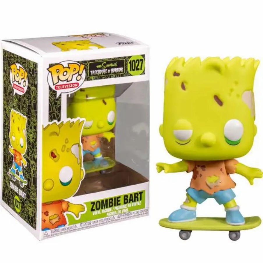 All Brands Funko | Funko The Simpsons Treehouse Of Horror Pop! Television Zombie Bart Vinyl Figure #1027