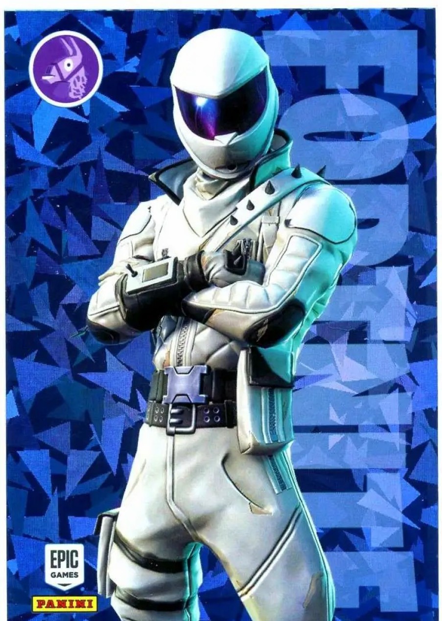 All Brands Panini | Fortnite 2021 Series 3 Cracked Ice Overtaker #158 [Epic Outfit]