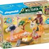 All Brands Playmobil | Playmobil Wildtopia Ostrich Keepers Set #71296