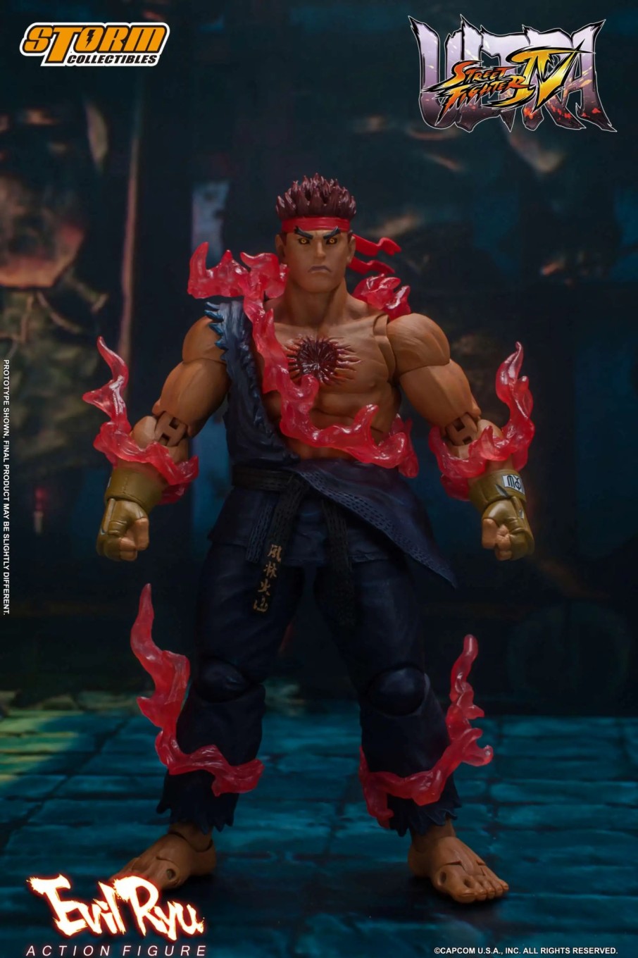 All Brands Storm Collectibles | Street Fighter Iv Evil Ryu Action Figure