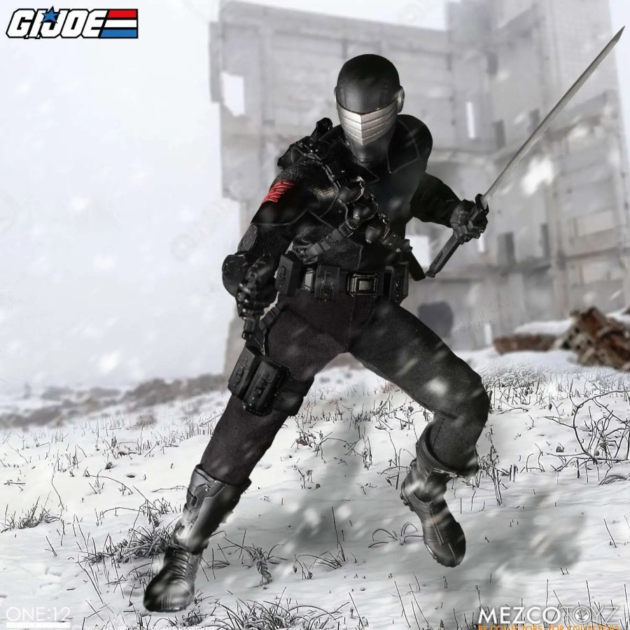 All Brands Mezco Toyz | Gi Joe One:12 Collective Snake Eyes Action Figure (Pre-Order Ships February)