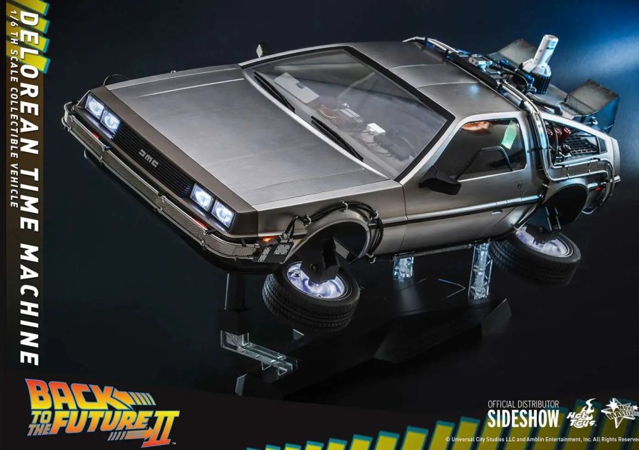 All Brands Hot Toys | Back To The Future Ii Movie Masterpiece Delorean Time Machine Collectible Figure Accessory [Back To The Future Ii]