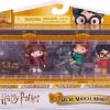 All Brands Spin Master | Micro Magical Moments Fluffy, Hermione Granger, Ron Weasley & Harry Potter 1.5-Inch Mini Figure 4-Pack