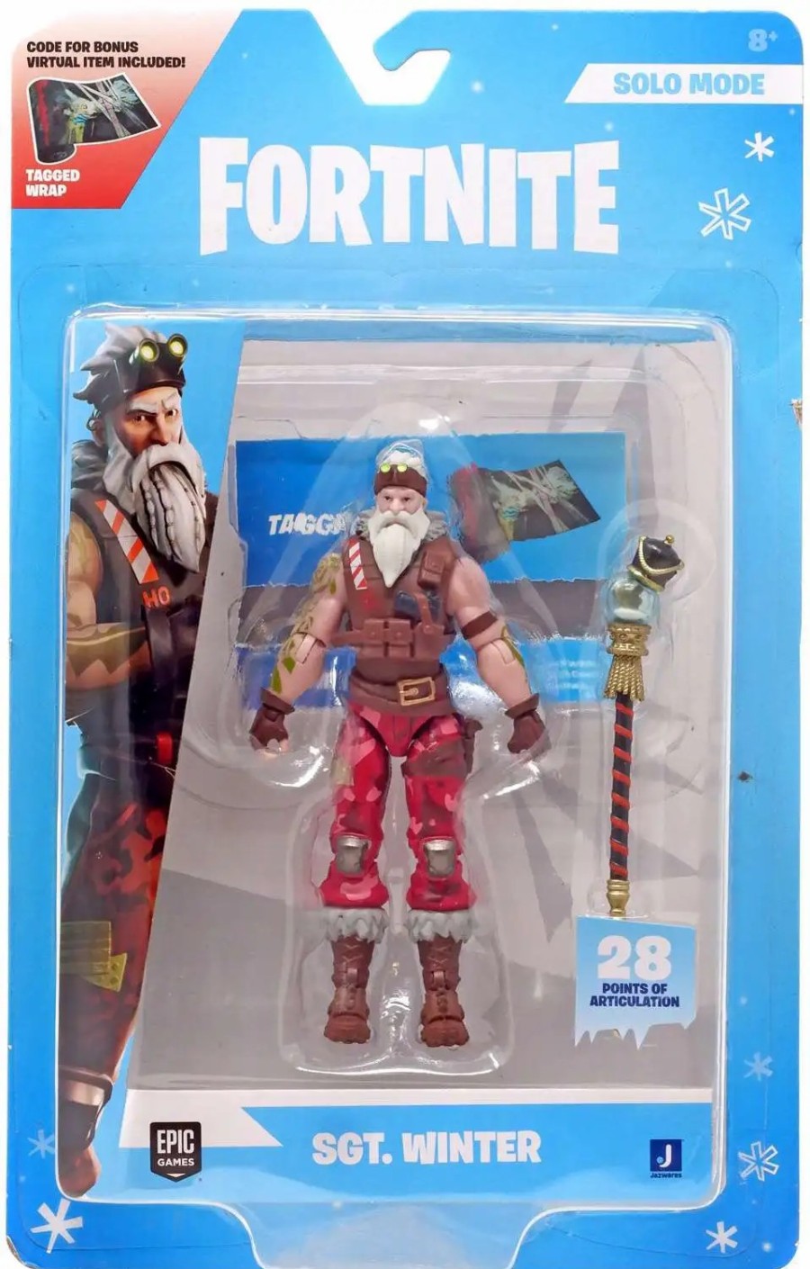 All Brands Jazwares | Fortnite Solo Mode Sgt. Winter Action Figure