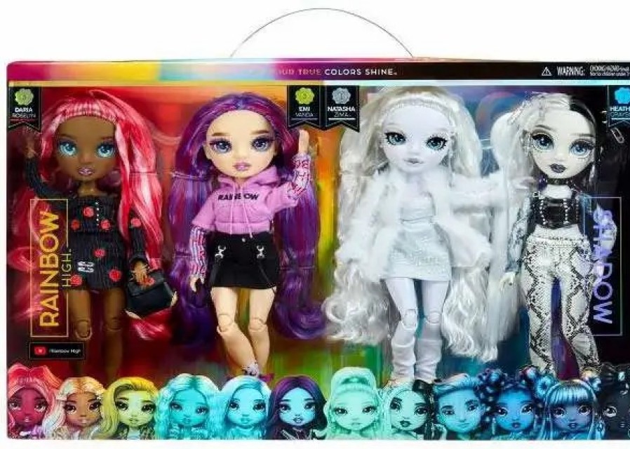 All Brands MGA Entertainment | Rainbow High Shadow High Daria Roselyn, Emi Vanda, Natasha Zima & Heather Grayson Exclusive Doll 4-Pack