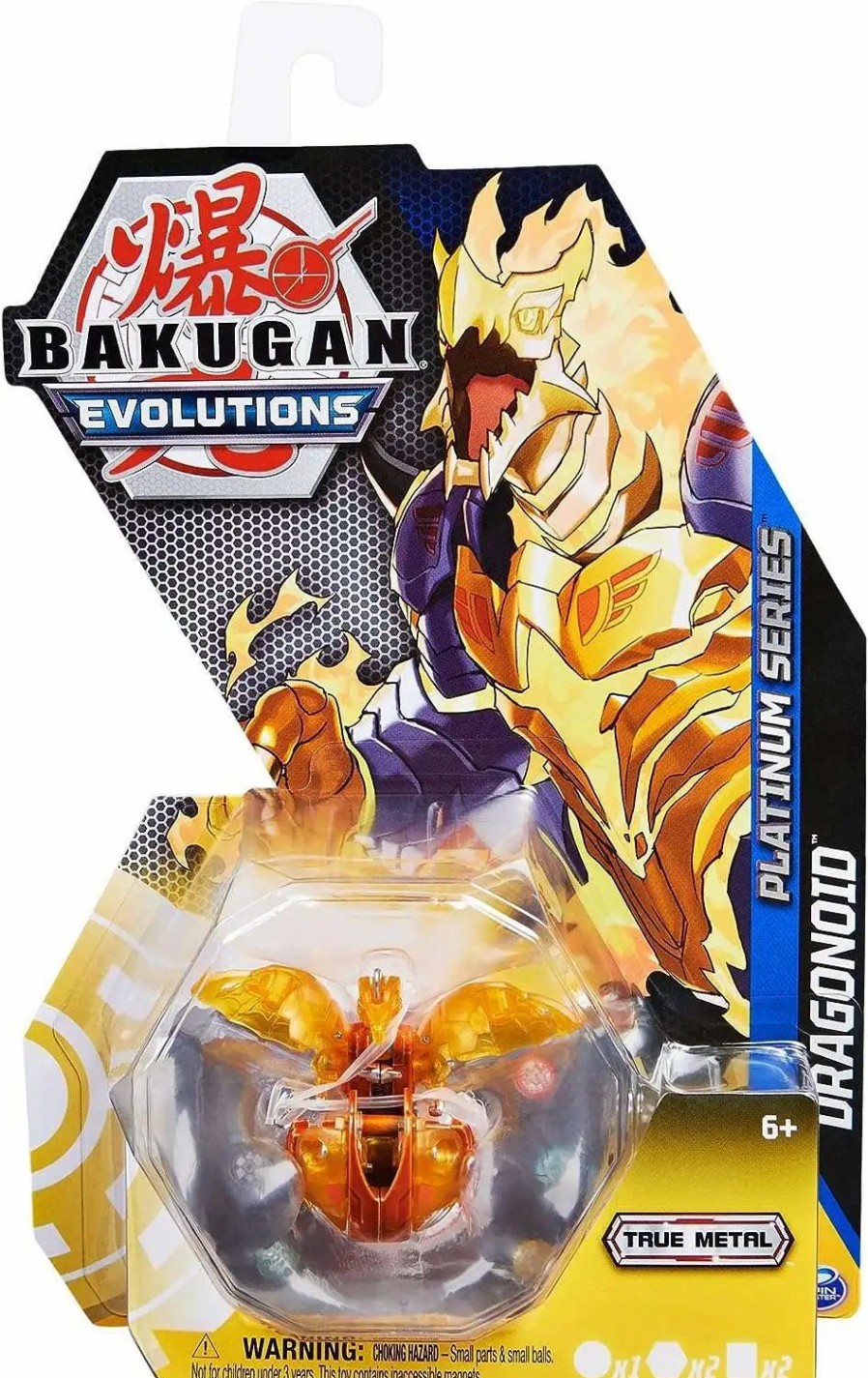 All Brands Spin Master | Bakugan Evolutions Platinum Series Dragonoid Single Figure & Trading Card