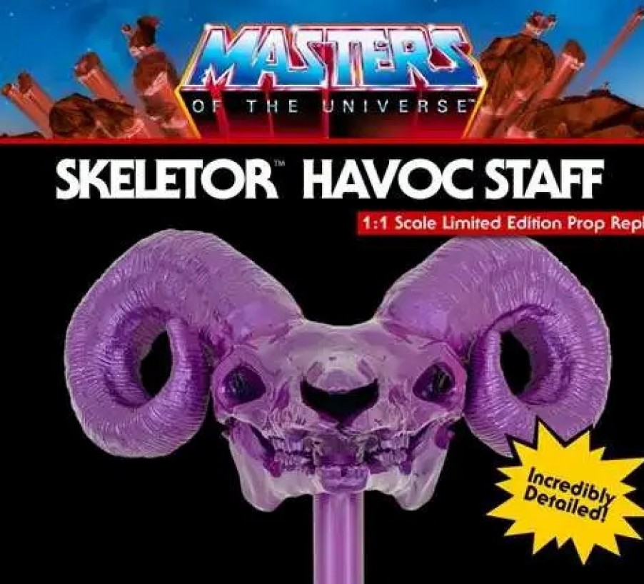 All Brands Factory Entertainment | Masters Of The Universe Skeletor'S Havoc Staff Prop Replica