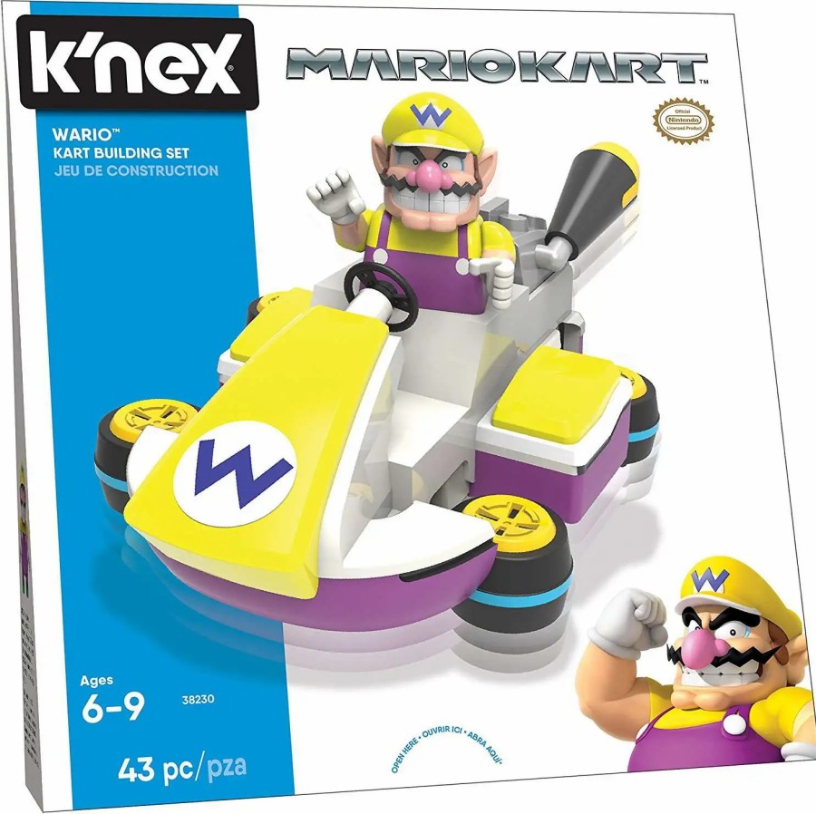 All Brands K'NEX | K'Nex Super Mario Mario Kart Wario Kart Set #38230