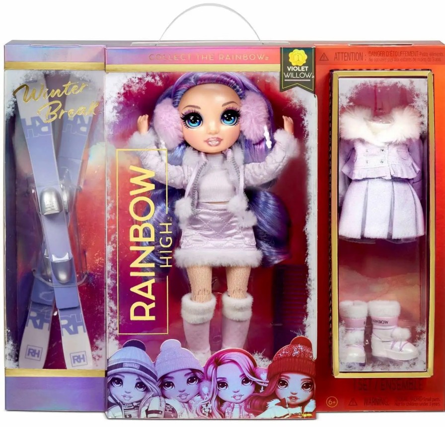 All Brands MGA Entertainment | Rainbow High Winter Break Violet Willow Doll