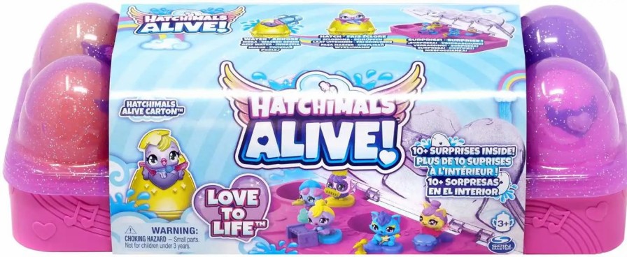 All Brands Spin Master | Hatchimals Alive Love To Life Egg Carton 5-Pack Mystery Pack [5 Random Self Hatching Eggs!]