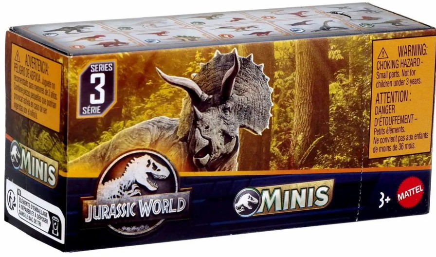 All Brands Mattel | Jurassic World Minis Series 3 Mystery Pack [1 Random Figure]