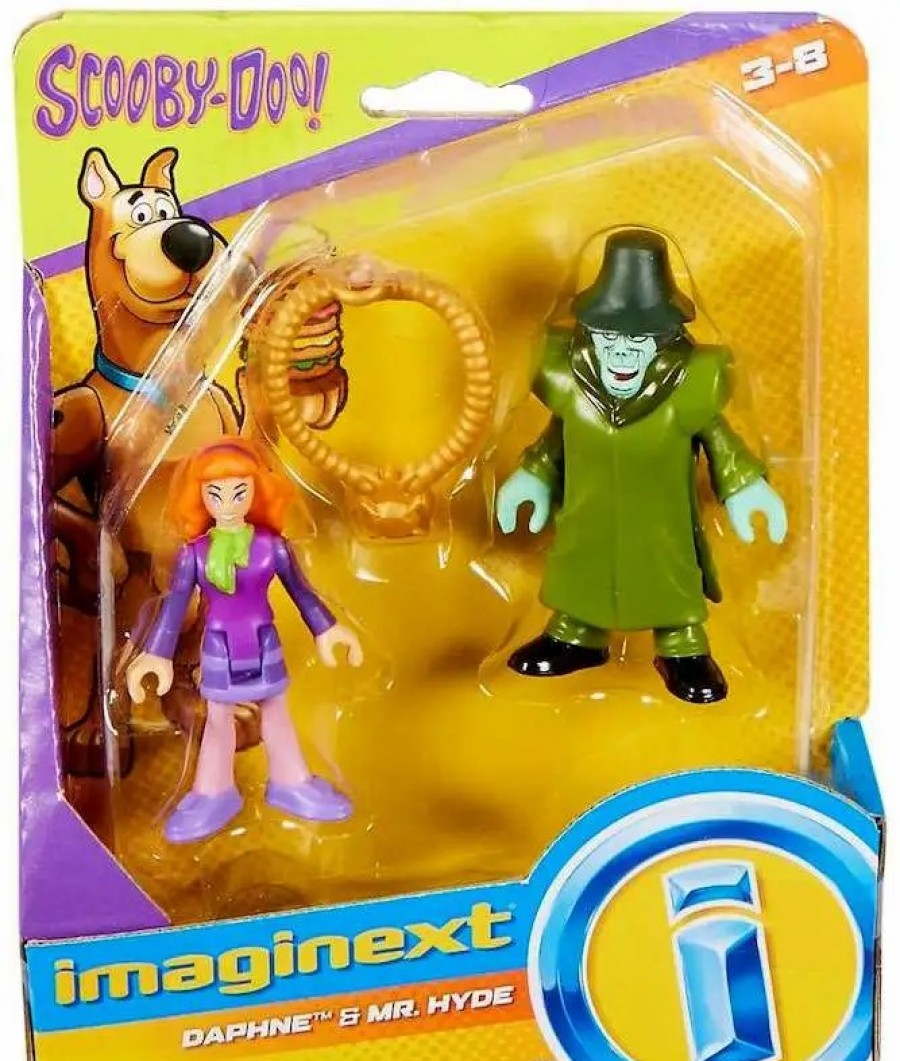 All Brands Fisher Price | Fisher Price Scooby Doo Imaginext Daphne & Mr. Hyde 3-Inch Mini Figure 2-Pack