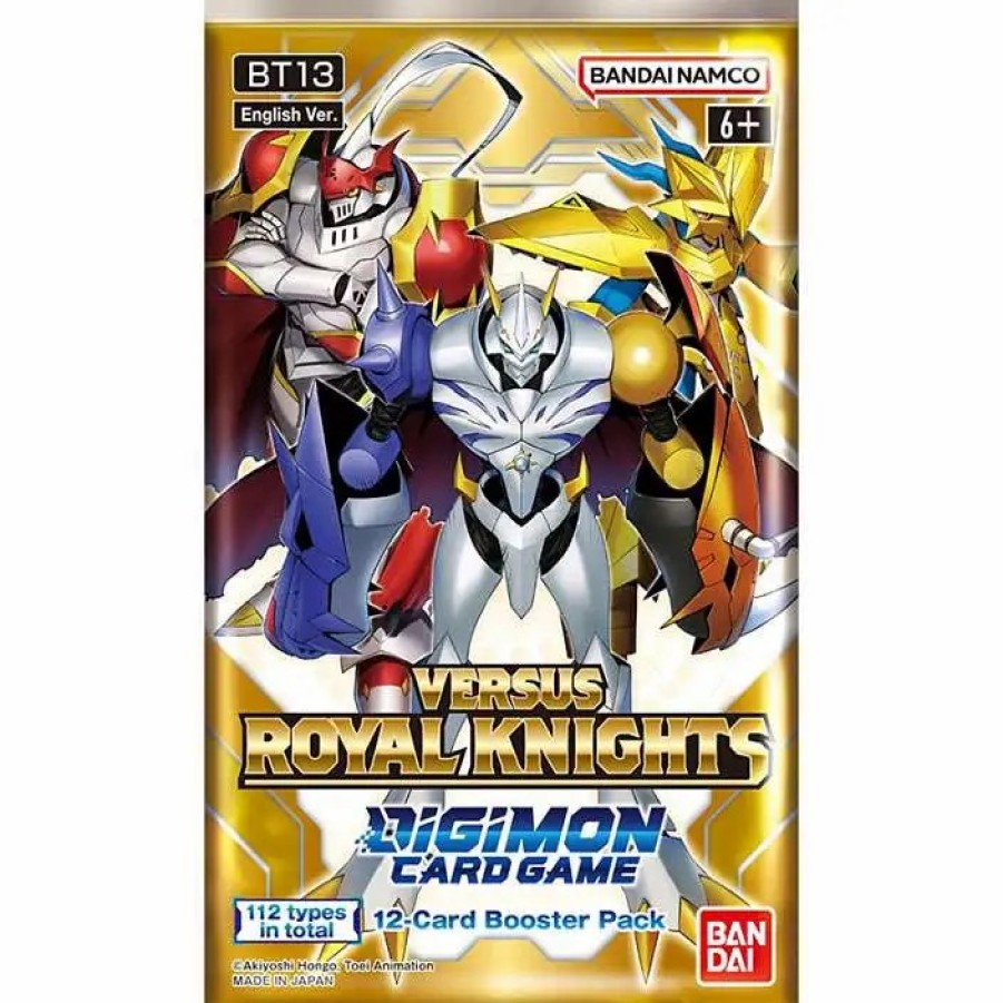 All Brands Bandai | Digimon Trading Card Game Versus Royal Knight Booster Pack Bt13 [12 Cards]