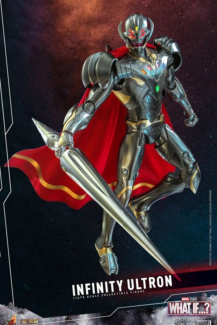 All Brands Hot Toys | Marvel What If? Movie Masterpiece Infinity Ultron Collectible Figure