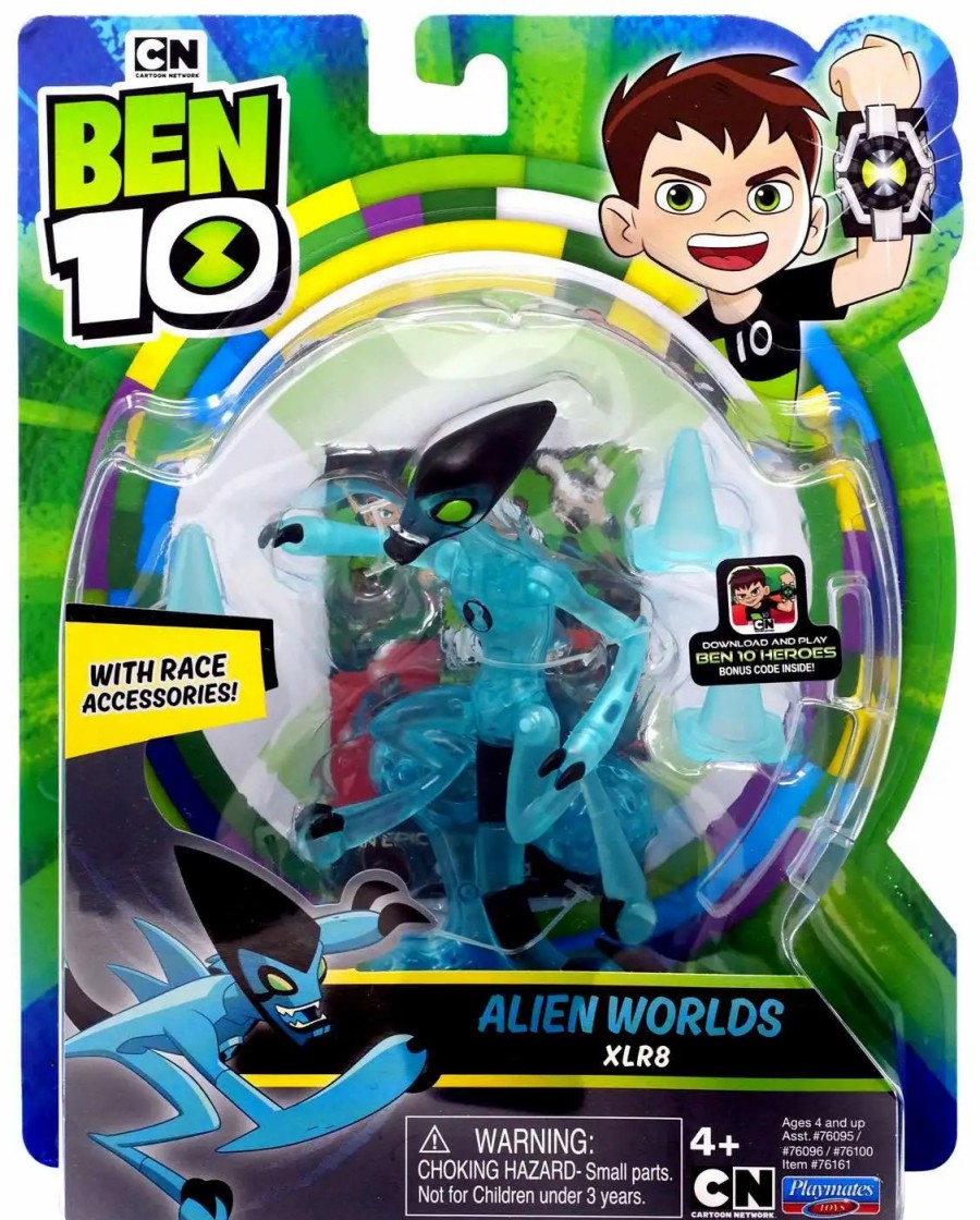 All Brands Playmates | Ben 10 Alien Worlds Xlr8 Action Figure [Race Accessories!]