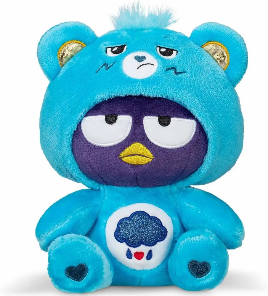 All Brands Basic Fun | Sanrio Hello Kitty & Friends X Care Bears Beary Besties Badtz-Maru Dressed As Grumpy Bear 9-Inch Plush Figure (Pre-Order Ships February)