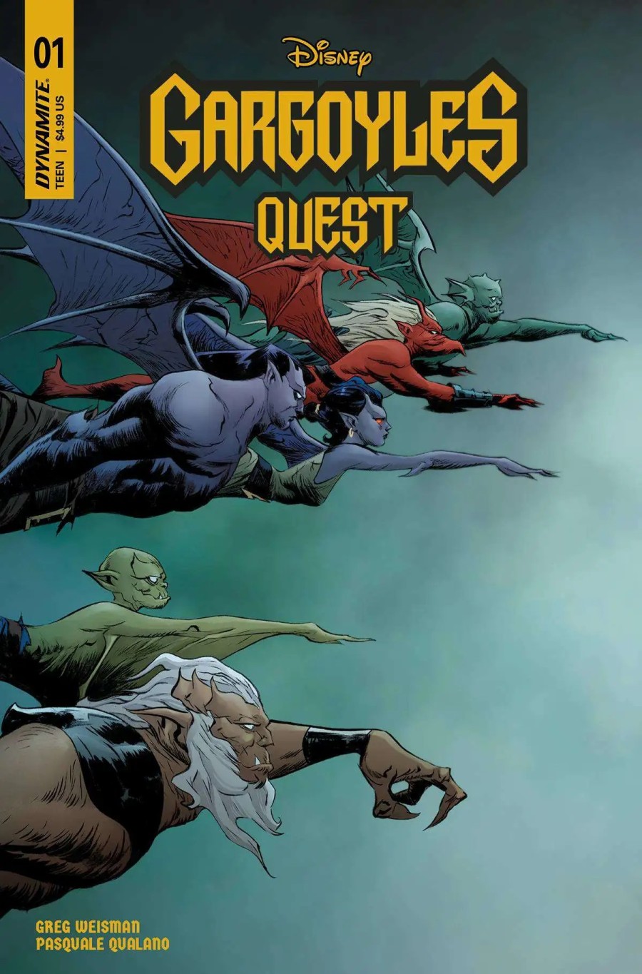 All Brands Dynamite Entertainment | Dynamite Entertainment Gargoyles: Quest #1 Comic Book [Lee & Chung Cover B] (Pre-Order Ships February)