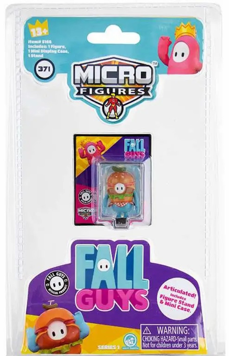 All Brands Super Impulse | World'S Smallest Fall Guys Series 1 Tasty Burger 1.25-Inch Micro Figure