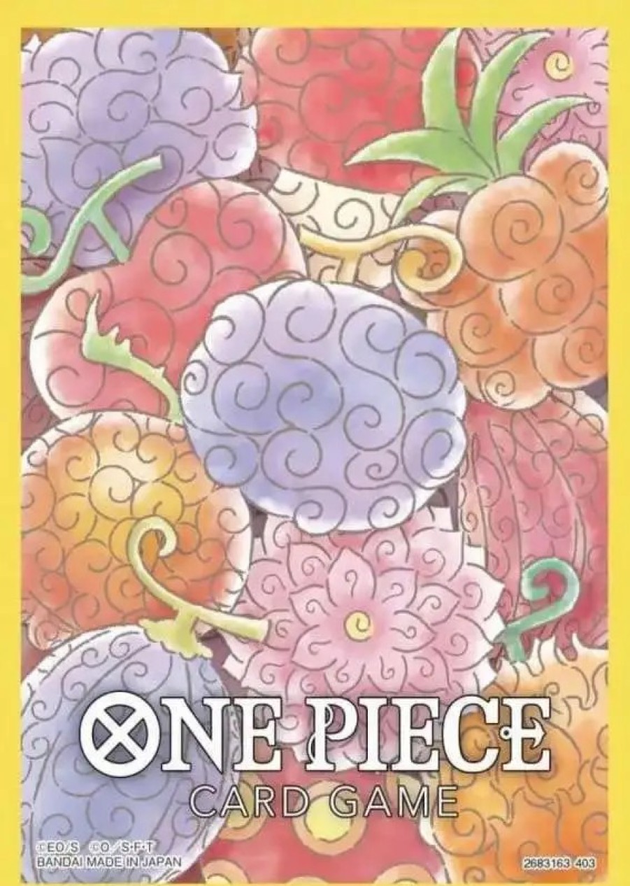 All Brands Bandai | One Piece Trading Card Game Assortment 4 Devil Fruits Card Sleeves [70 Count]