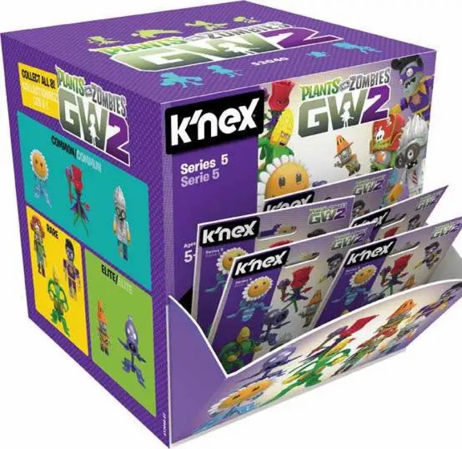 All Brands K'NEX | K'Nex Plants Vs. Zombies Gw2 Series 5 Mystery Box [48 Packs]