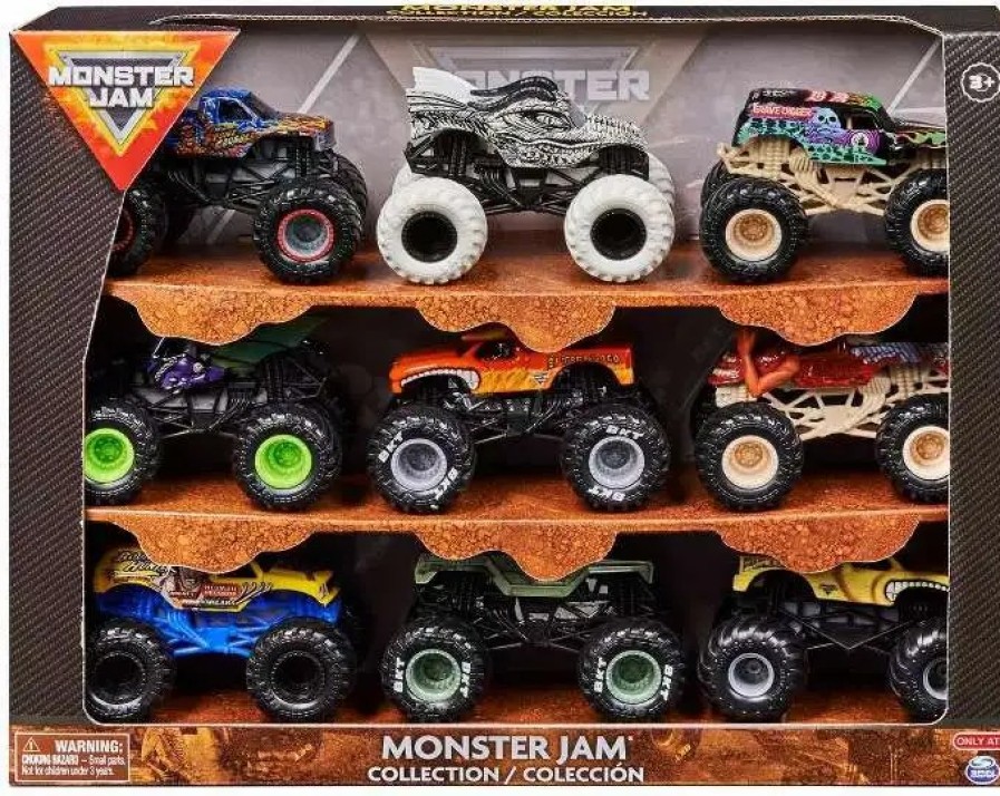 All Brands Spin Master | Monster Jam Collection Exclusive Diecast Car 9-Pack