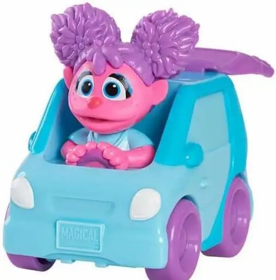 All Brands Just Play | Sesame Street Twist & Pop Wheelies Abby Cadabby Vehicle