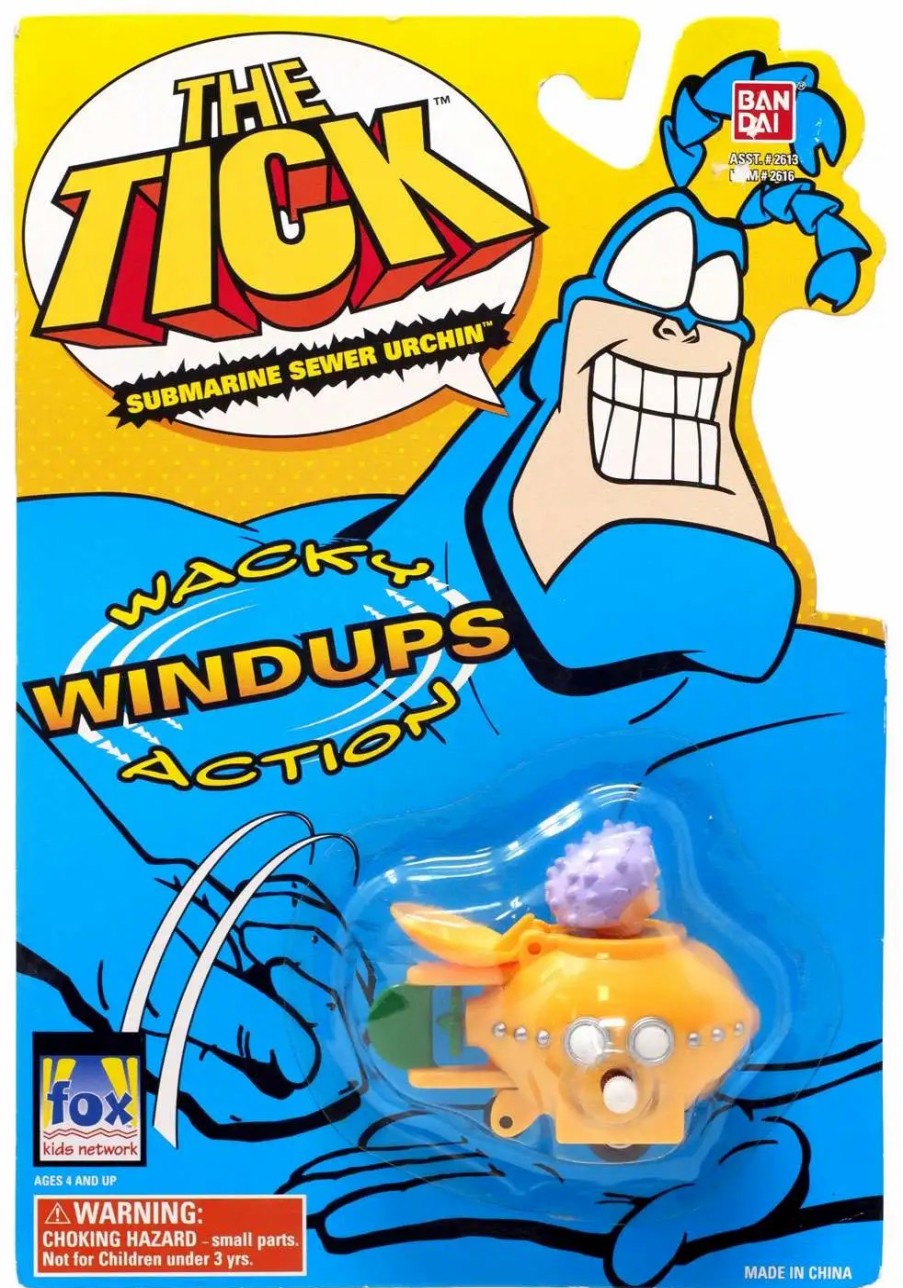 All Brands Bandai America | The Tick Wacky Windups Action Submarine Sewer Urchin Figurine