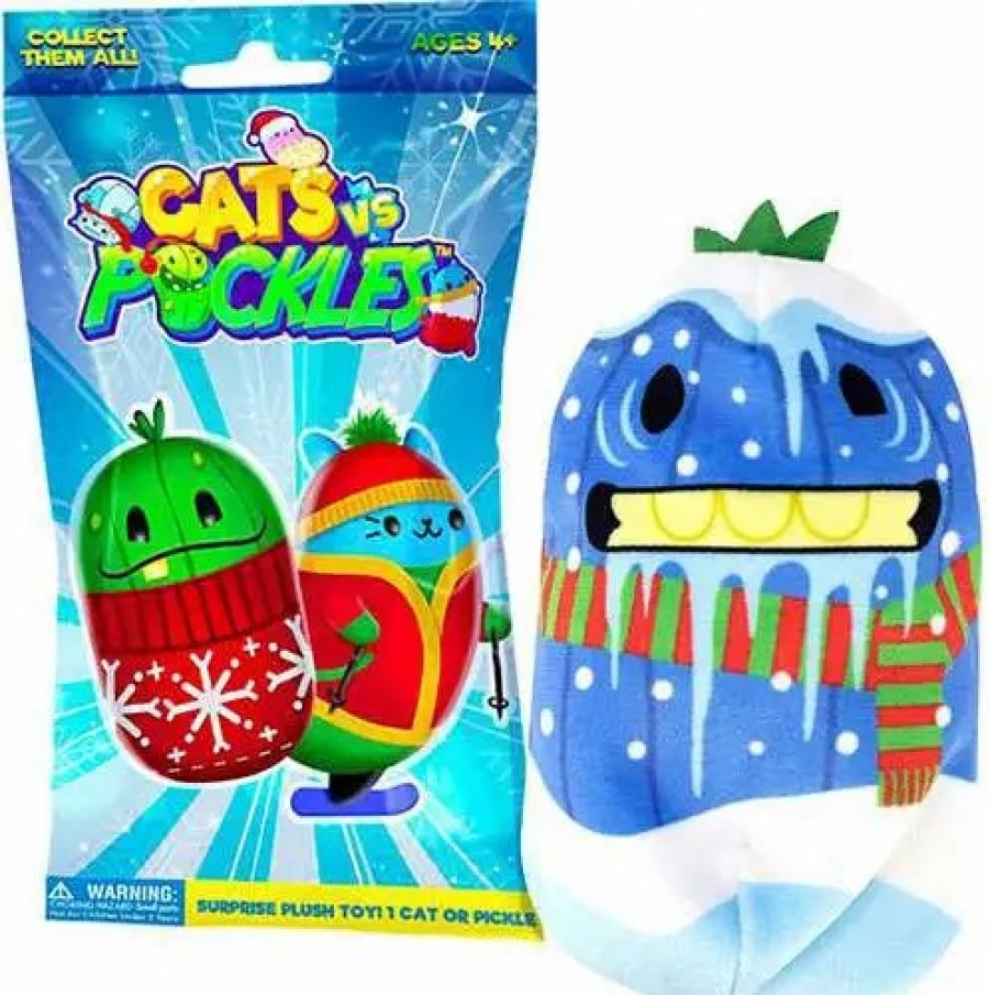 All Brands Cepia LLC | 2023 Holiday Plush Cats Vs. Pickles 4-Inch Mystery Pack [1 Random Character!]