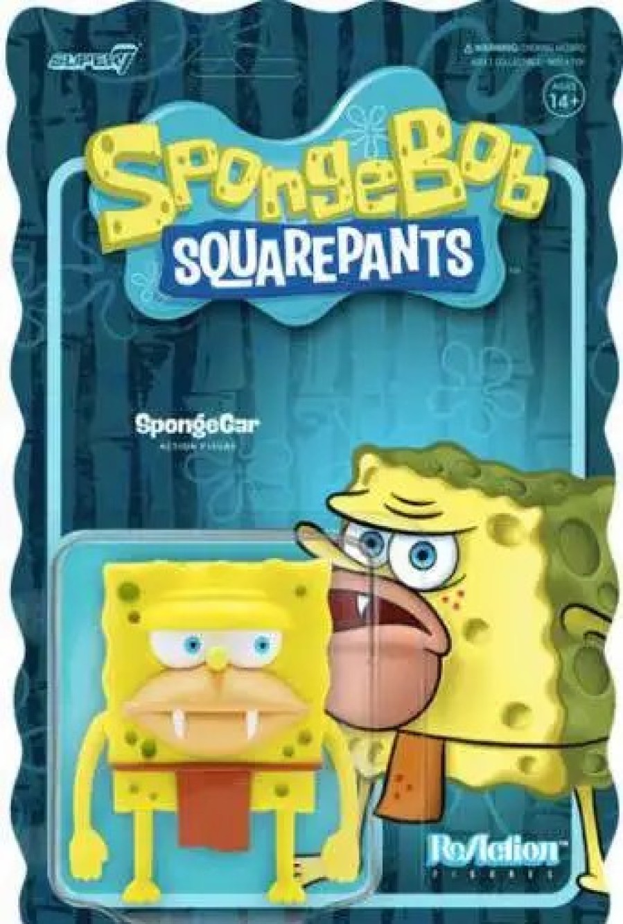 All Brands Super7 | Reaction Spongebob Squarepants Wave 2 Spongegar Action Figure