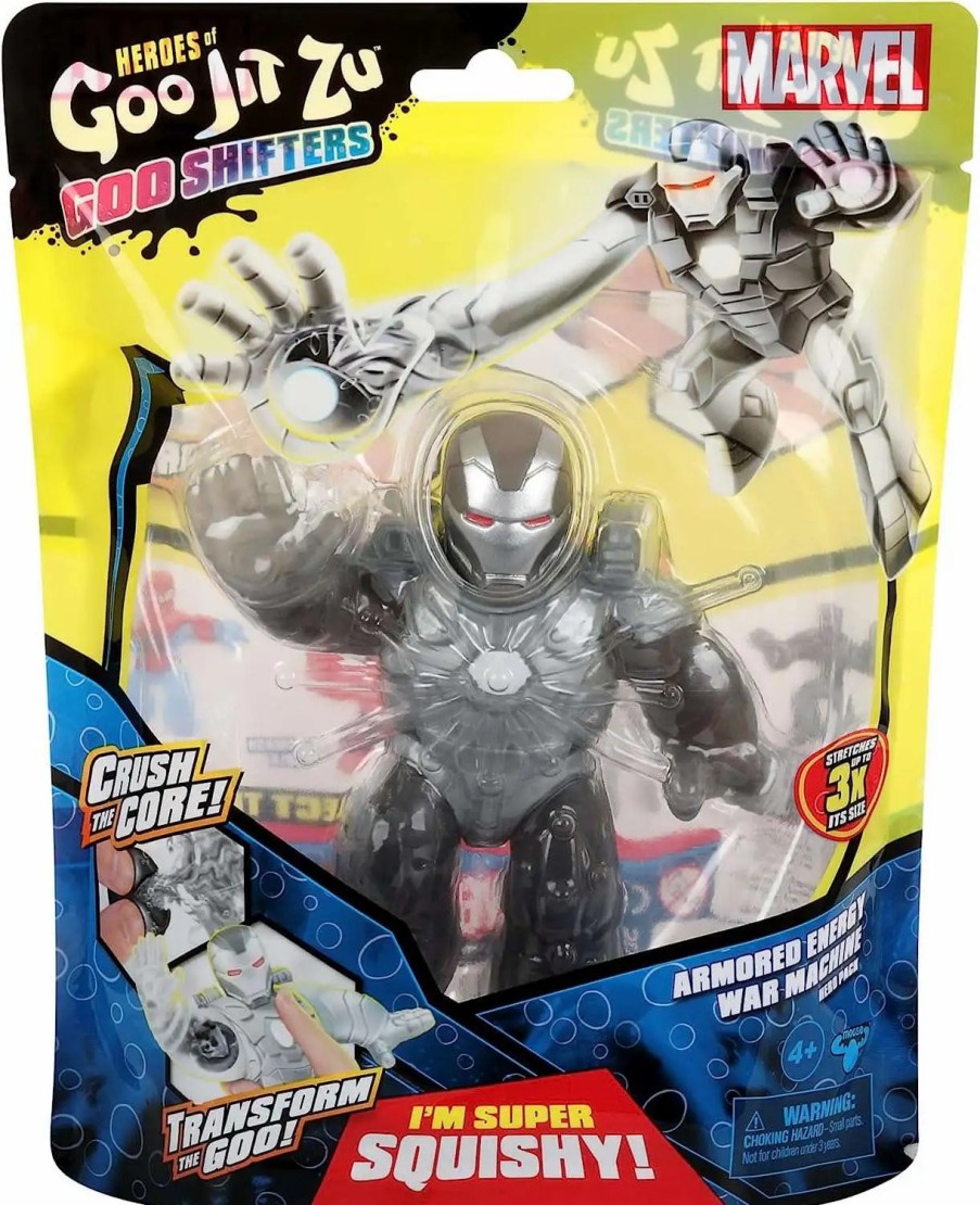 All Brands Moose Toys | Heroes Of Goo Jit Zu Marvel Goo Shifters Armored Energy War Machine Action Figure