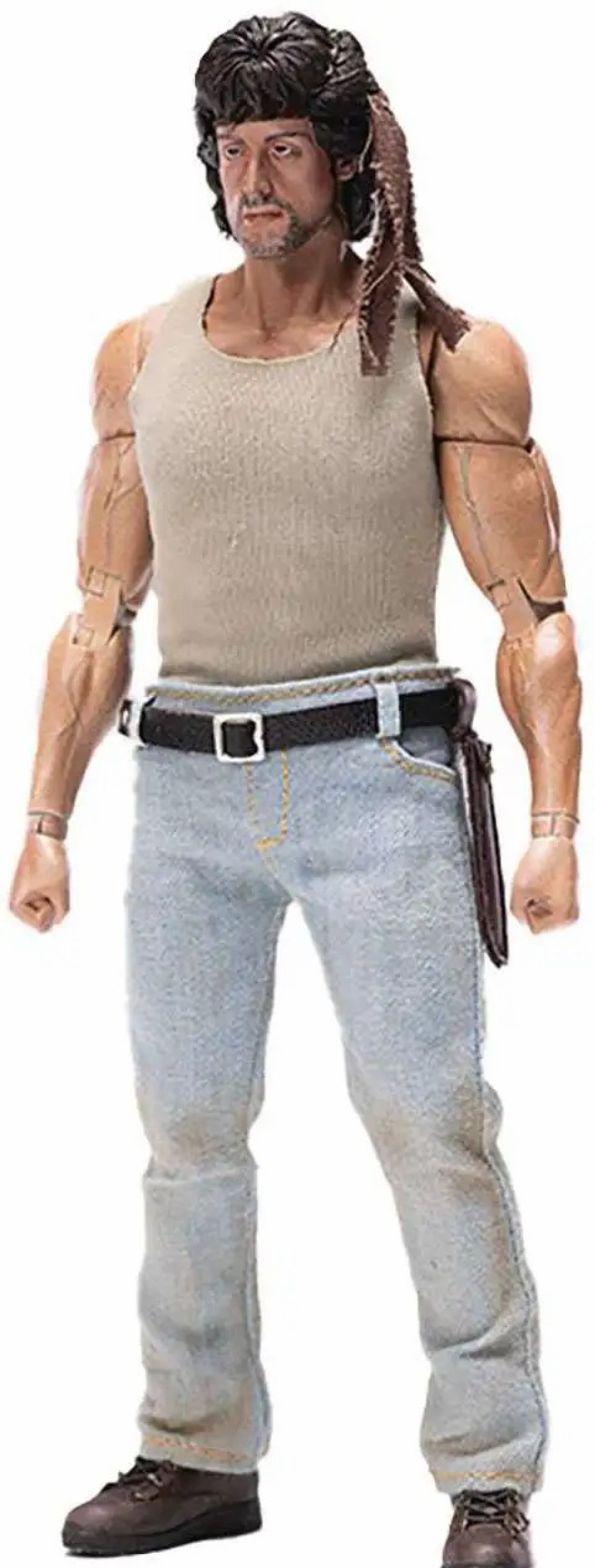 All Brands Hiya Toys | Rambo First Blood Exquisite Super Rambo Collectible Action Figure [First Blood] (Pre-Order Ships February)