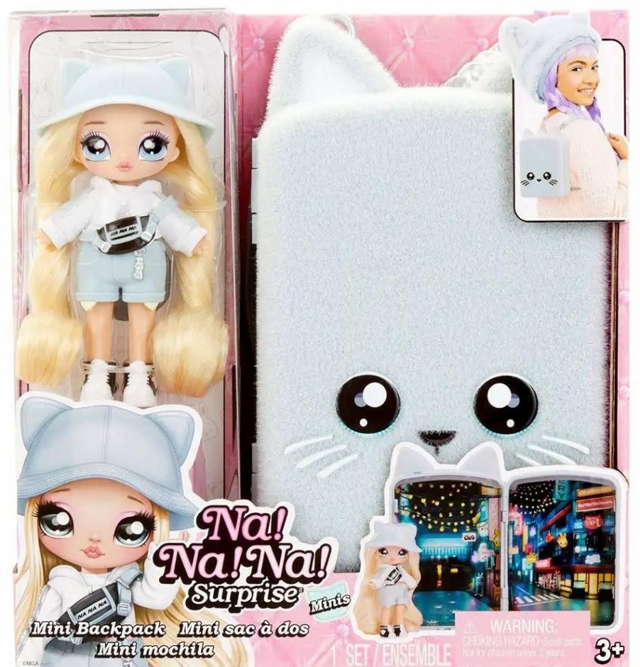 All Brands MGA Entertainment | Na! Na! Na! Surprise Minis Mini Backpack Khloe Kitty Set