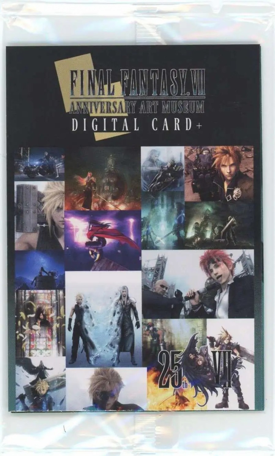 All Brands Square Enix | Final Fantasy Vii Anniversary Art Museum Trading Card Promo With Digital Code [Redemption Expiration Date: March 31 2024]