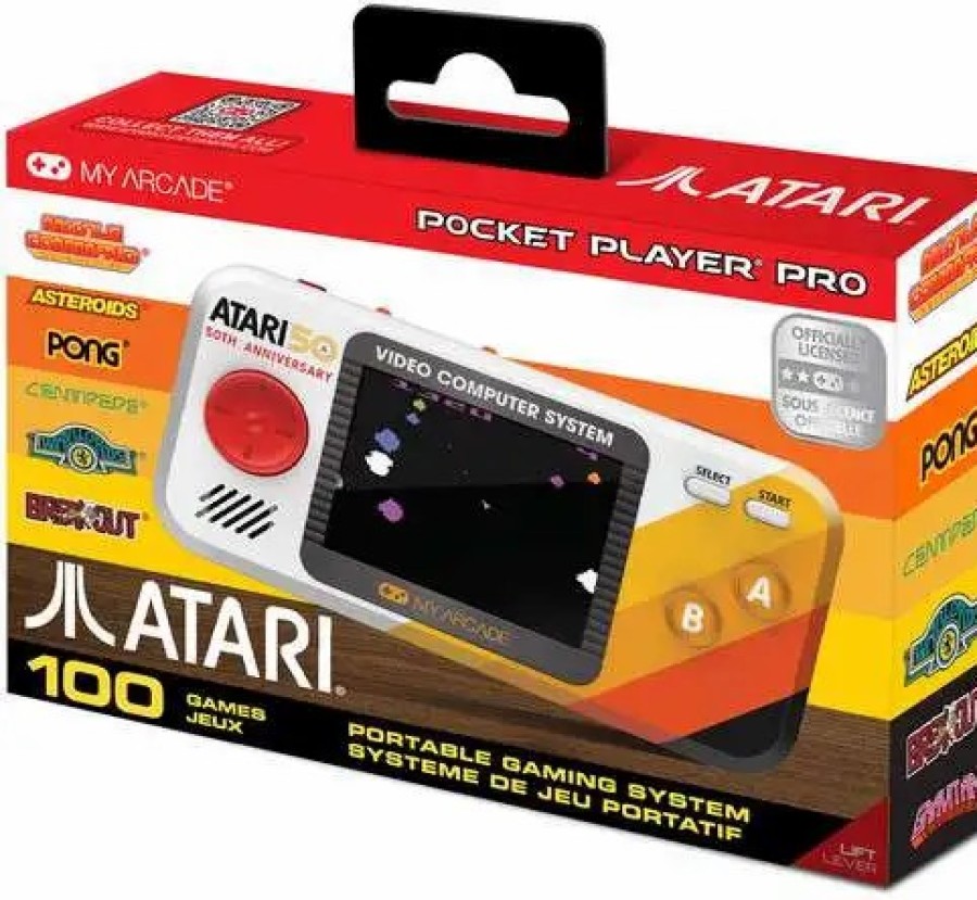 All Brands My Arcade | Pocket Player Pro Atari Portable Gaming System [100 Games!]