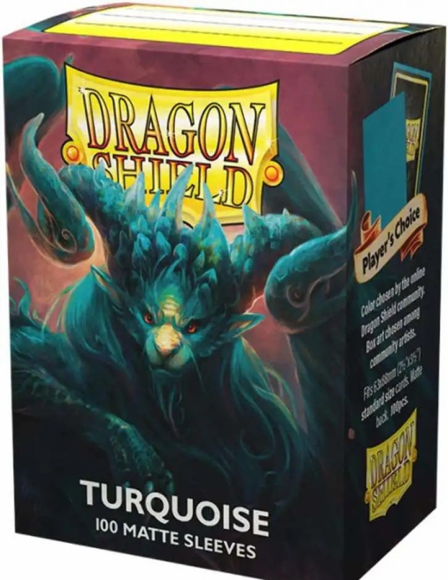 All Brands Arcane Tinmen | Dragon Shield Matte Turquoise Card Sleeves