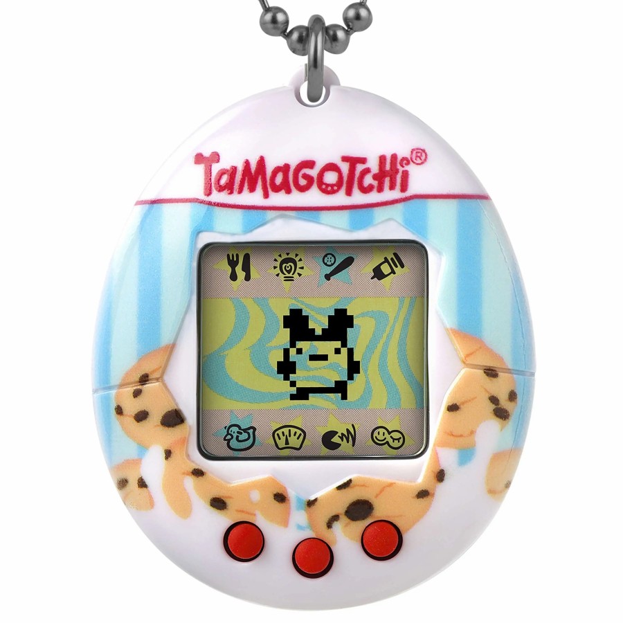 All Brands Bandai America | Tamagotchi The Original Gen 1 Milk & Cookies 1.5-Inch Virtual Pet Toy